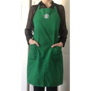 Starbucks barista green apron Halloween coffee